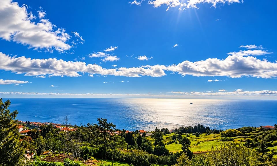 Coastal Serenity Ground Floor Ocean Views with Private Parking in Calheta Apartment in Madeira District