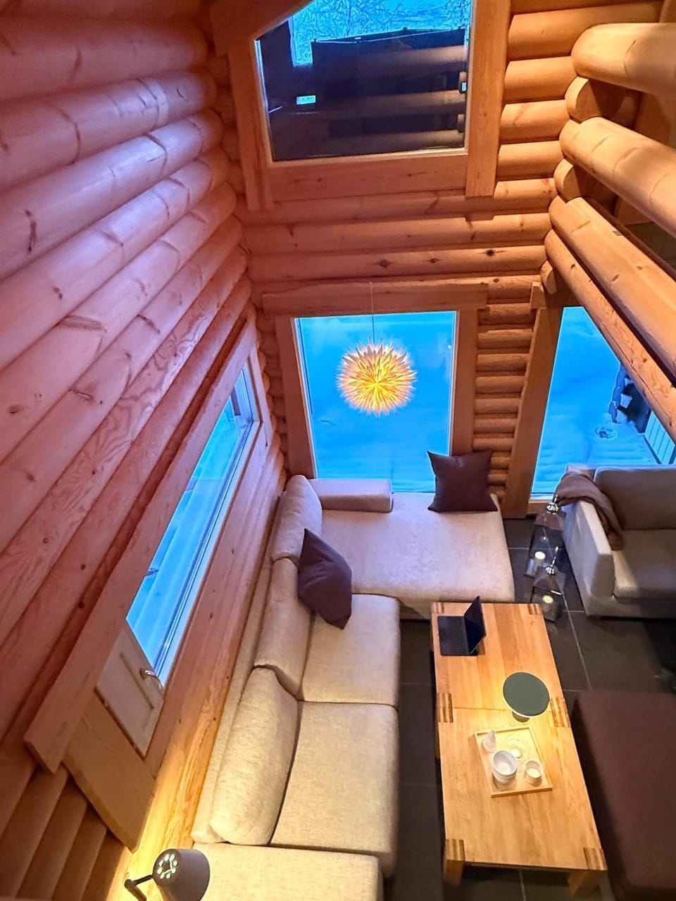 Arctic Panorama Lodge with private Sauna House in Norrbotten County, Sweden