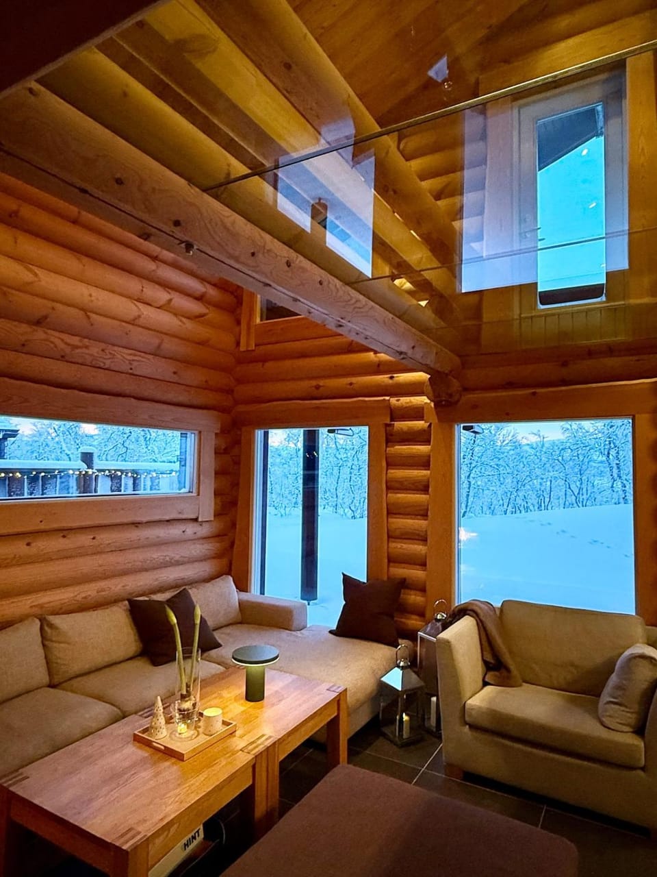 Arctic Panorama Lodge with private Sauna House in Norrbotten County, Sweden