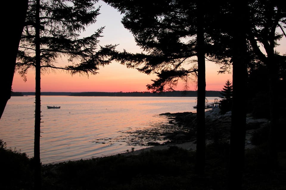 Sea view, Sunset