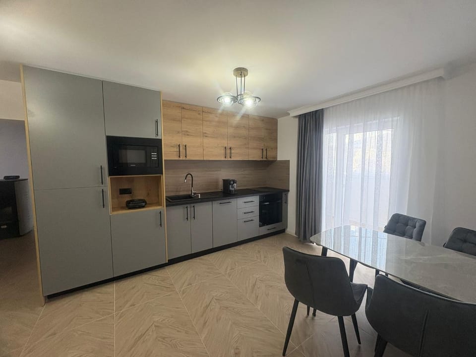 Kitchen or kitchenette, Dining area, oven, stove