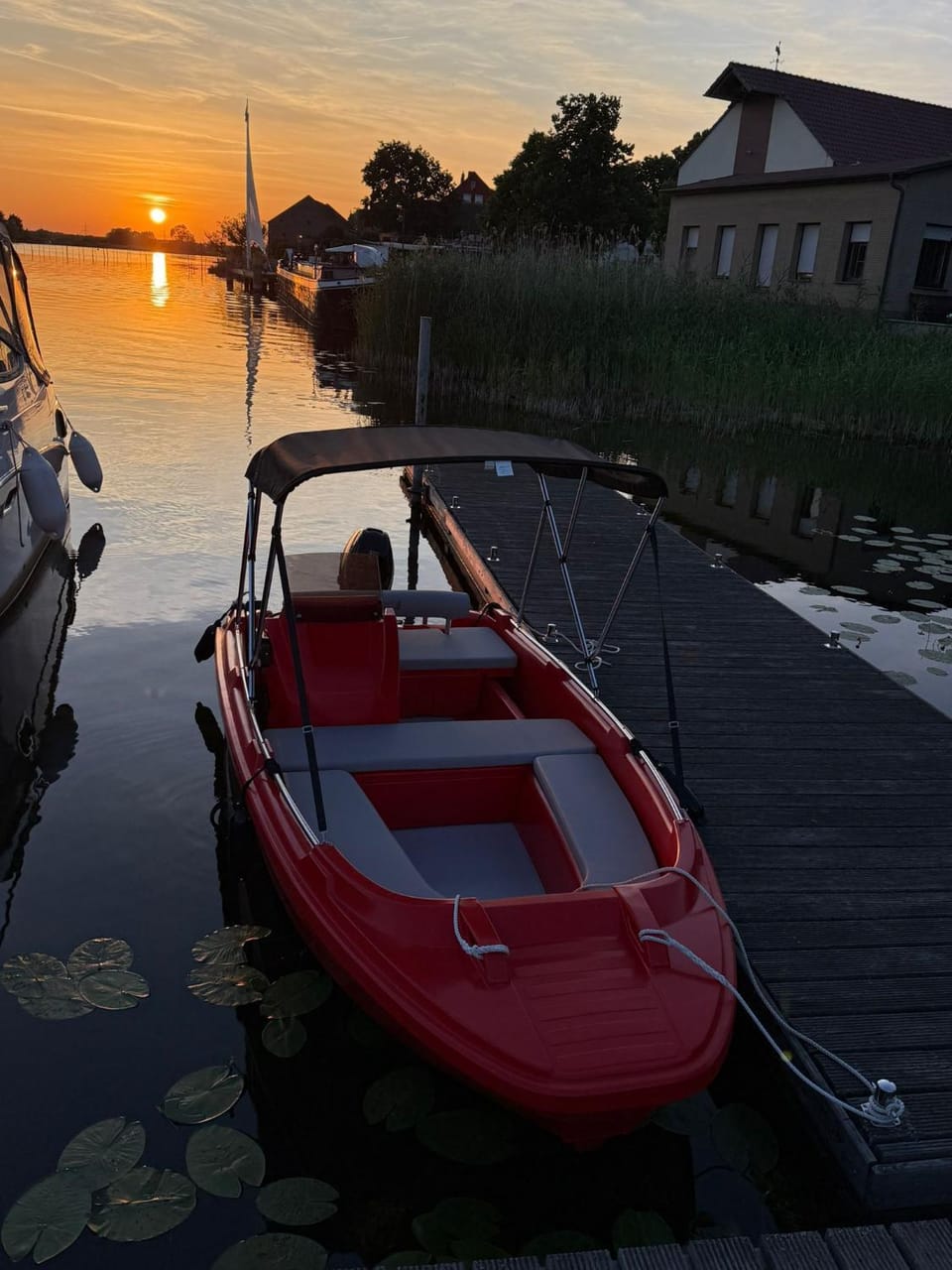 Bootshaus Pritzerbe Vacation rental in Brandenburg
