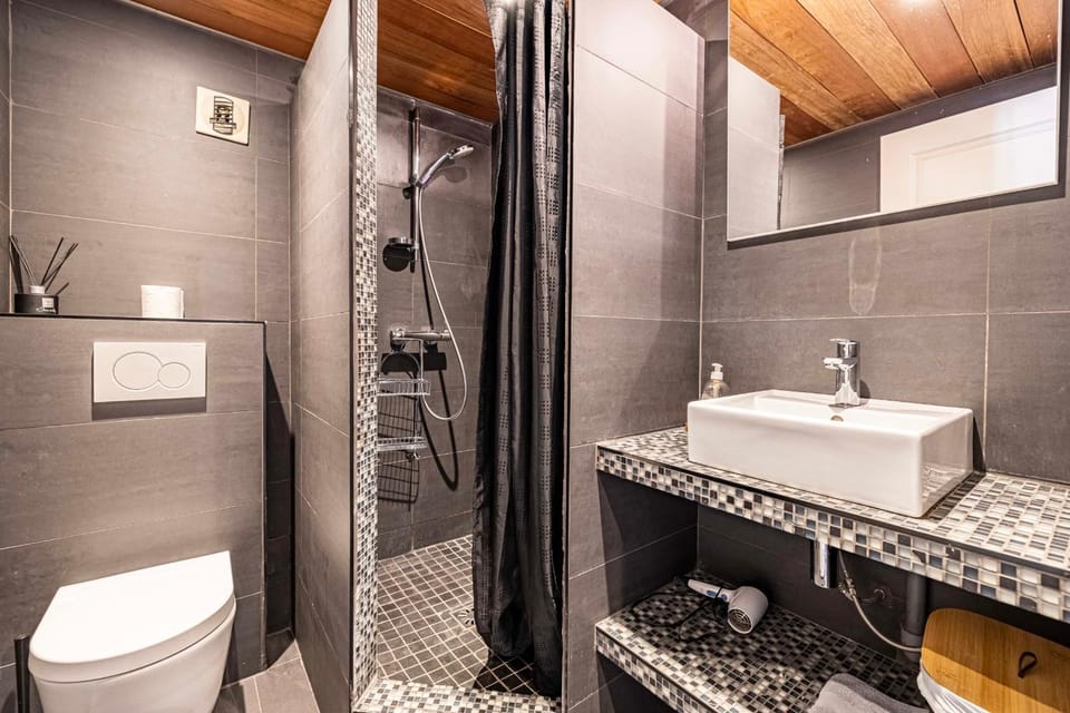 Shower, Toilet, Bathroom, towels