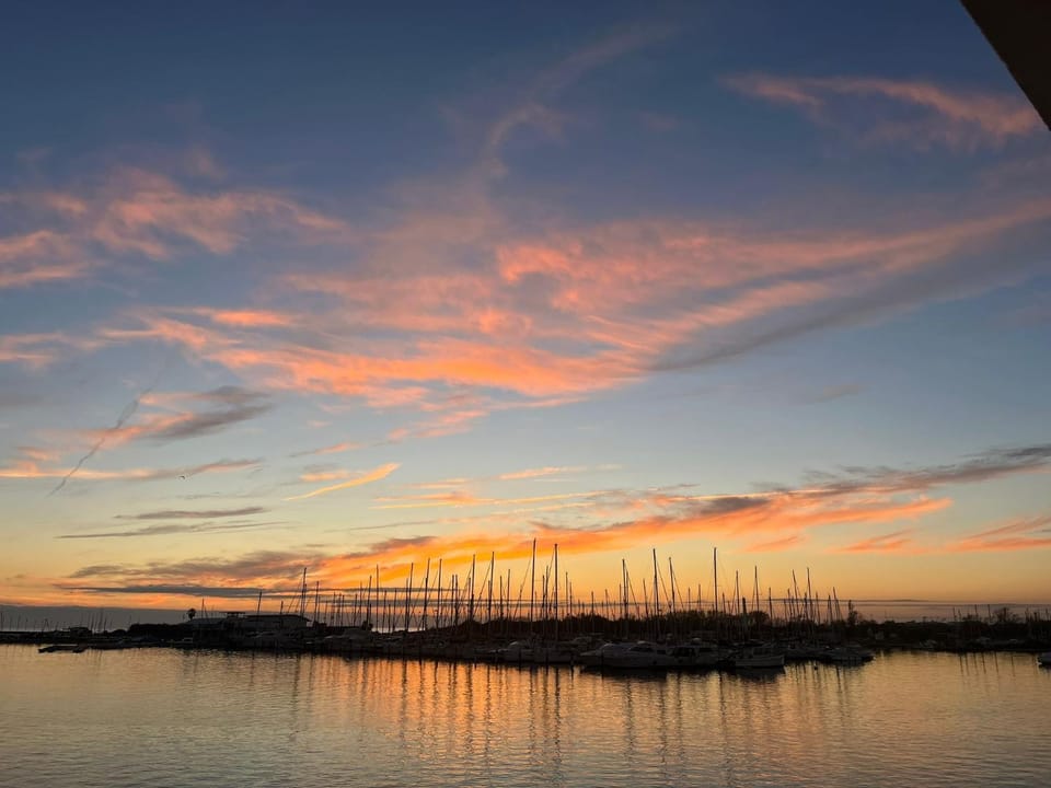 Sea view, Sunset