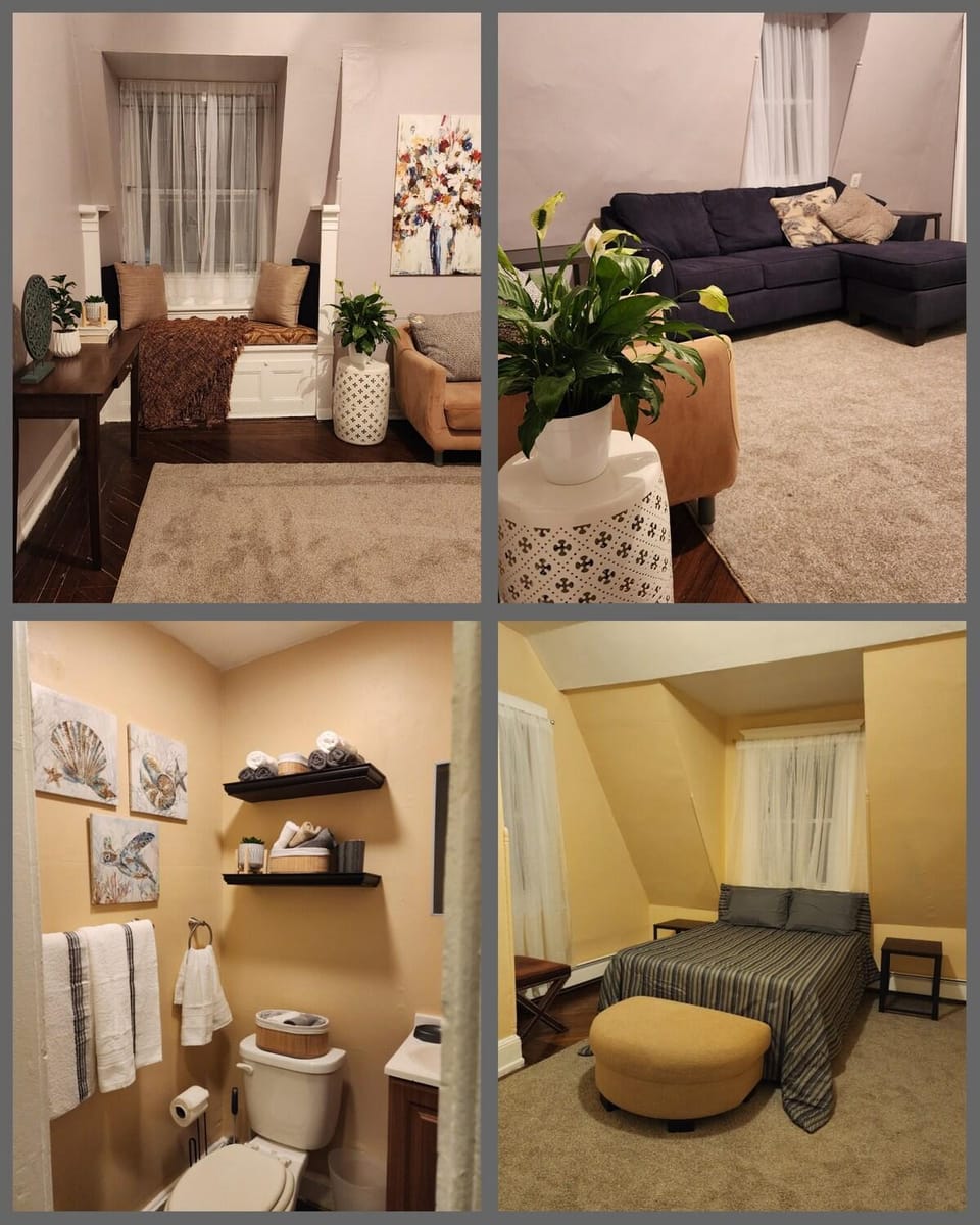 Furnished 1BR,1BA 15 min to MetLife and World Cup Apartment in Newark