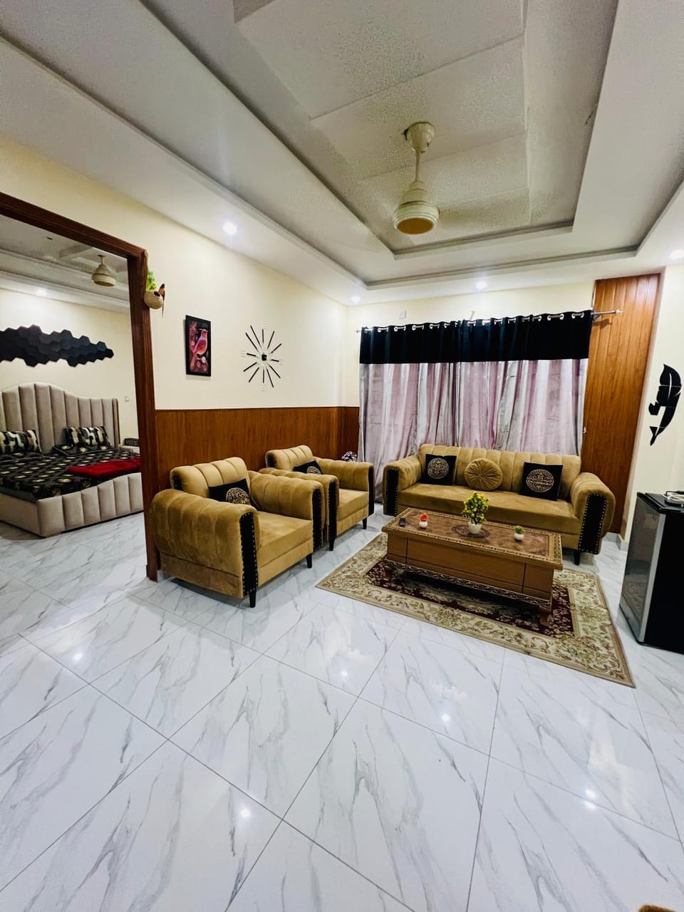 One Bed Apartment Furnished Flat Family Building Bahria Town Phase 7 Apartment in Islamabad