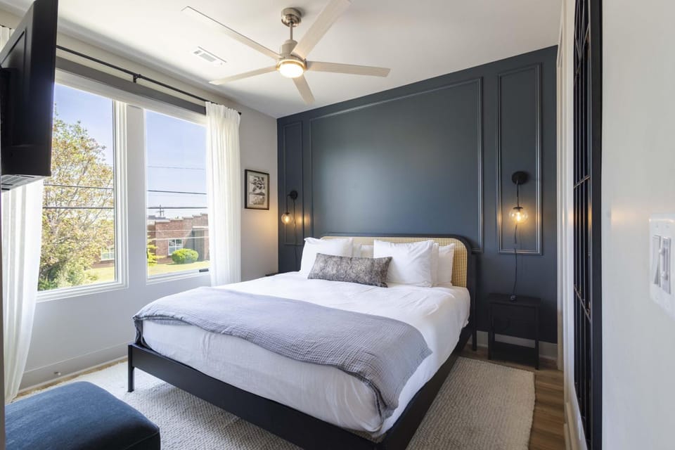 Modern 4BR | Easy to Broadway + Heated Pool Apartment in East Nashville