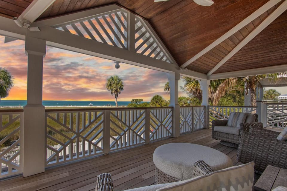 Balcony/Terrace, Seating area, Sea view, Sunset, furniture