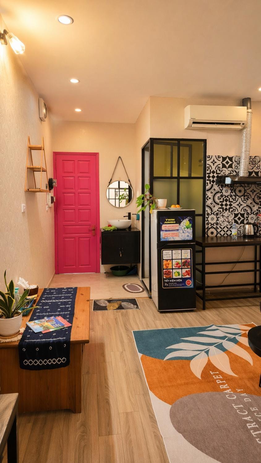 Kitchen or kitchenette, Photo of the whole room, air conditioner