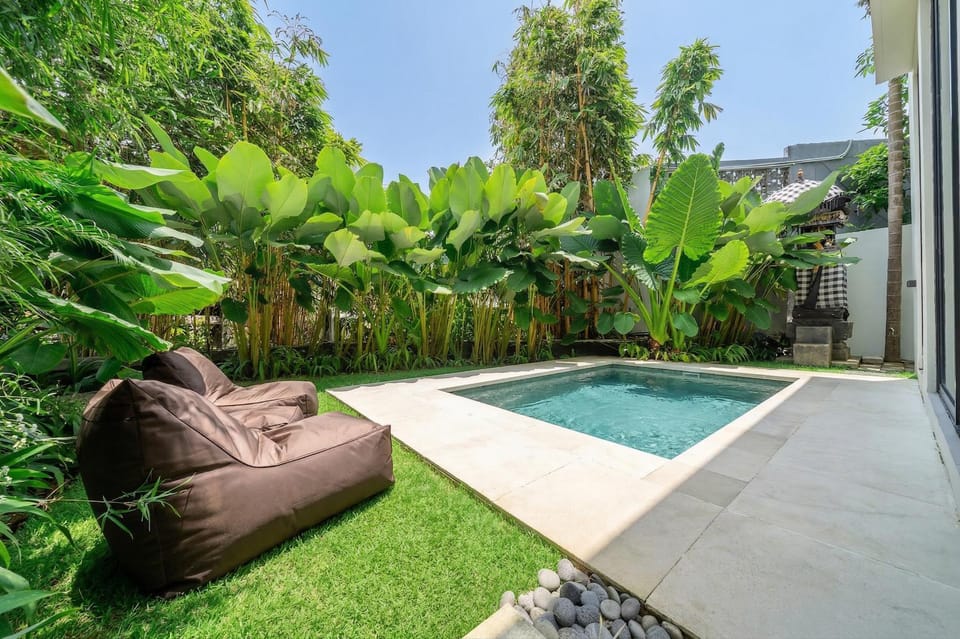 Patio, Swimming pool, sunbed
