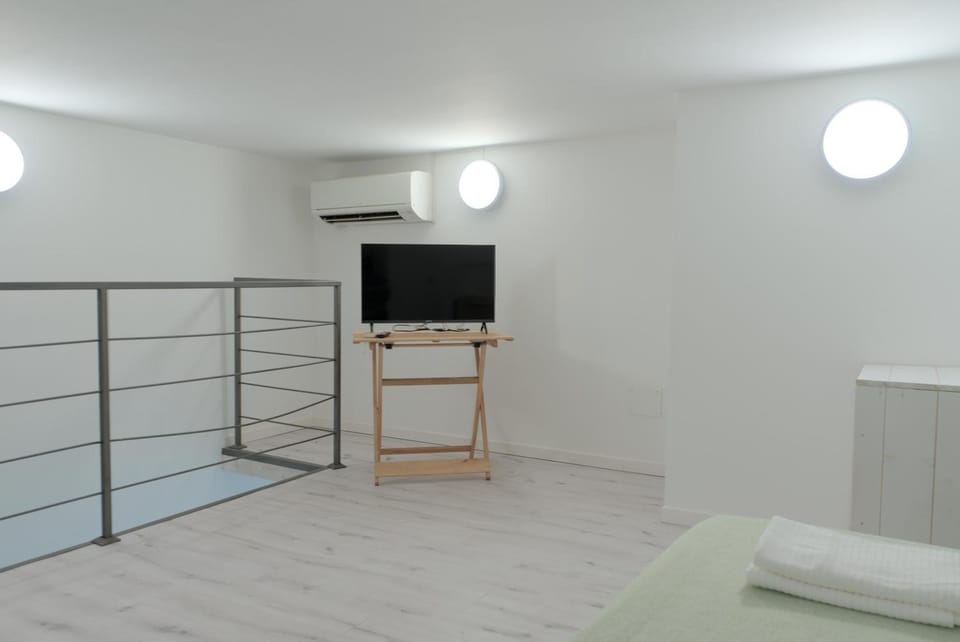 Bed, TV and multimedia, air conditioner