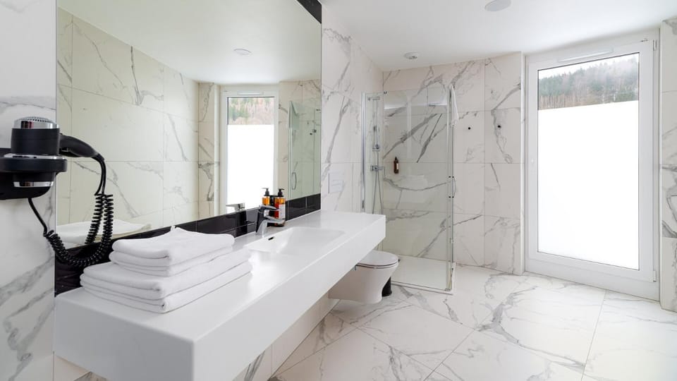 Bathroom, hair dryier