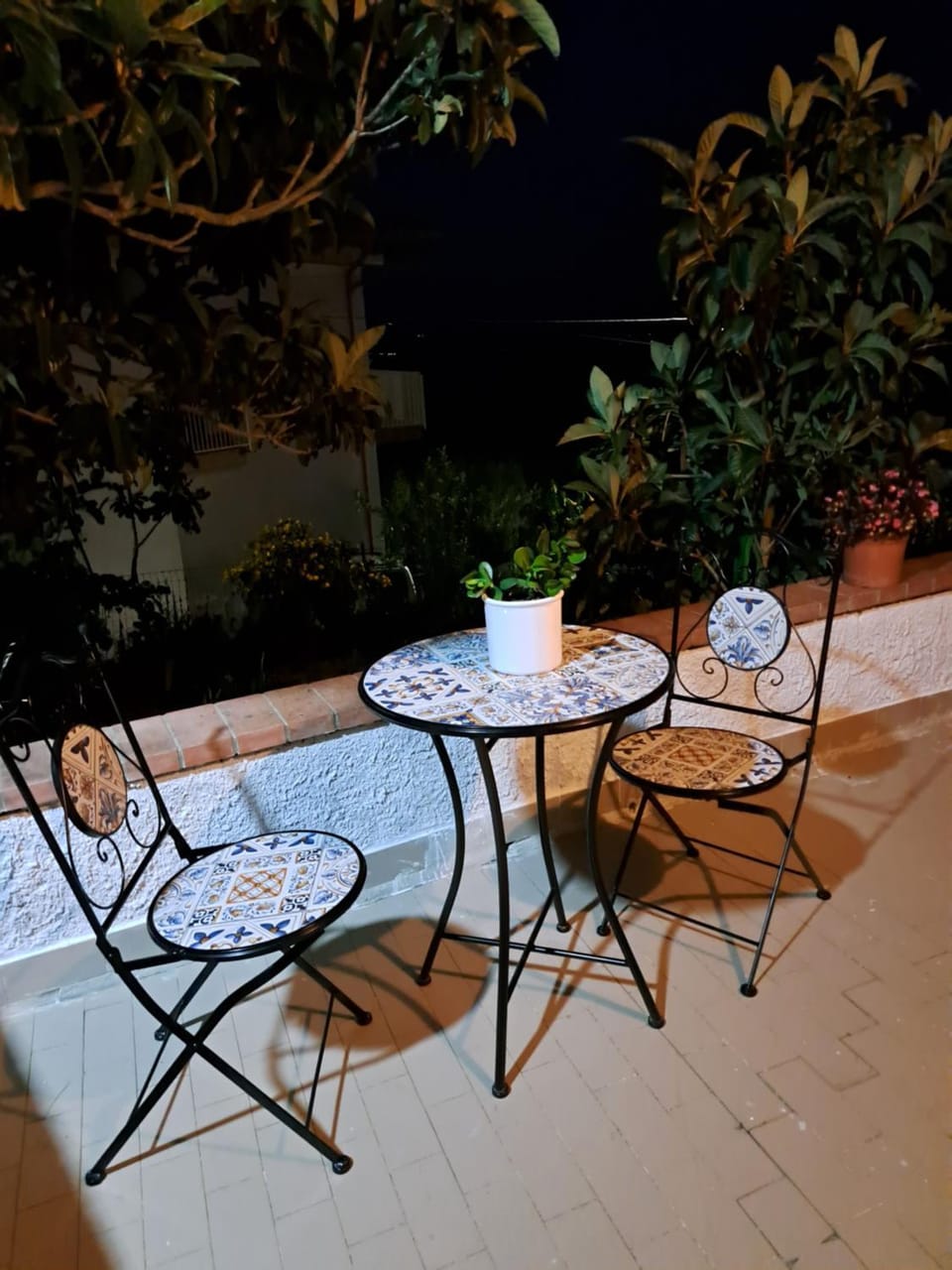 Patio, Night, Garden