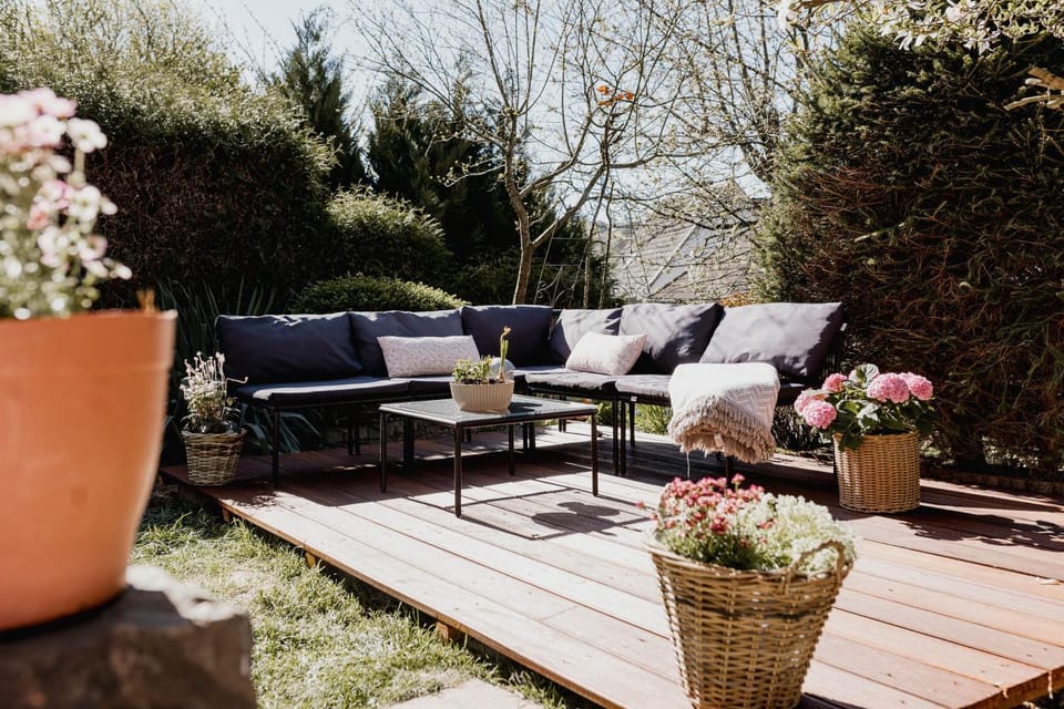 Balcony/Terrace, Seating area, Sunset