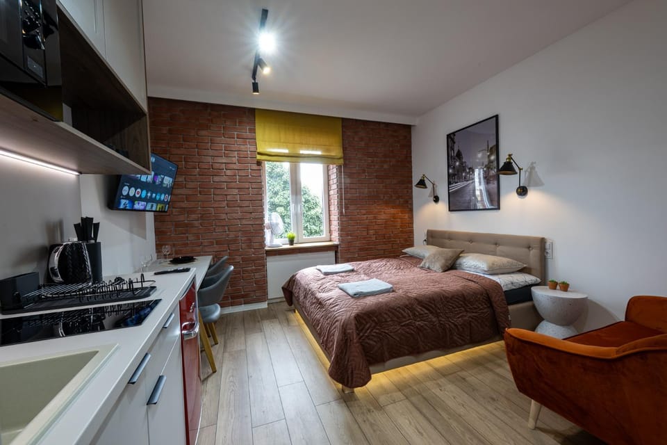 Butikowe studio dla dwojga by Fengshui4u Apartment in Masovian Voivodeship