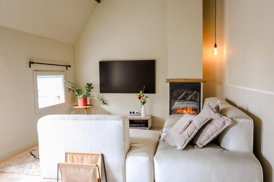 TV and multimedia, Living room, Seating area, fireplace
