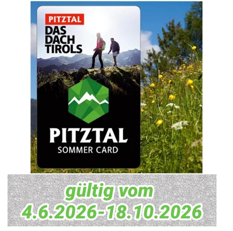 Haus Alpenrose Pitztal-Sommercard-Partner Apartment in Trentino-South Tyrol