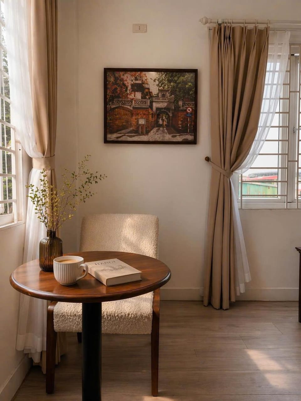 Decorative detail, Seating area, Bedroom