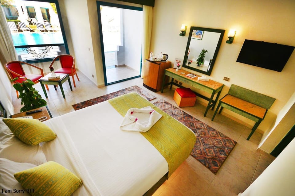 Bed, TV and multimedia, Photo of the whole room, Bedroom