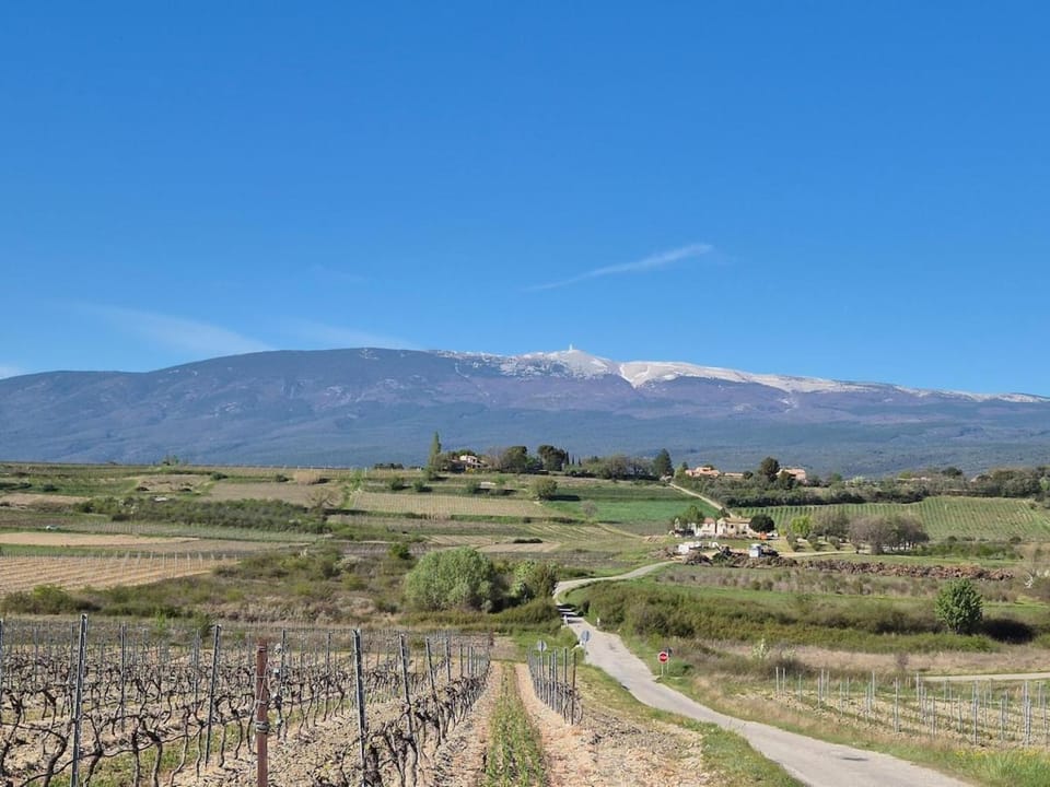 Maison avec piscine et vue sur le Mont-Ventoux House in Mormoiron