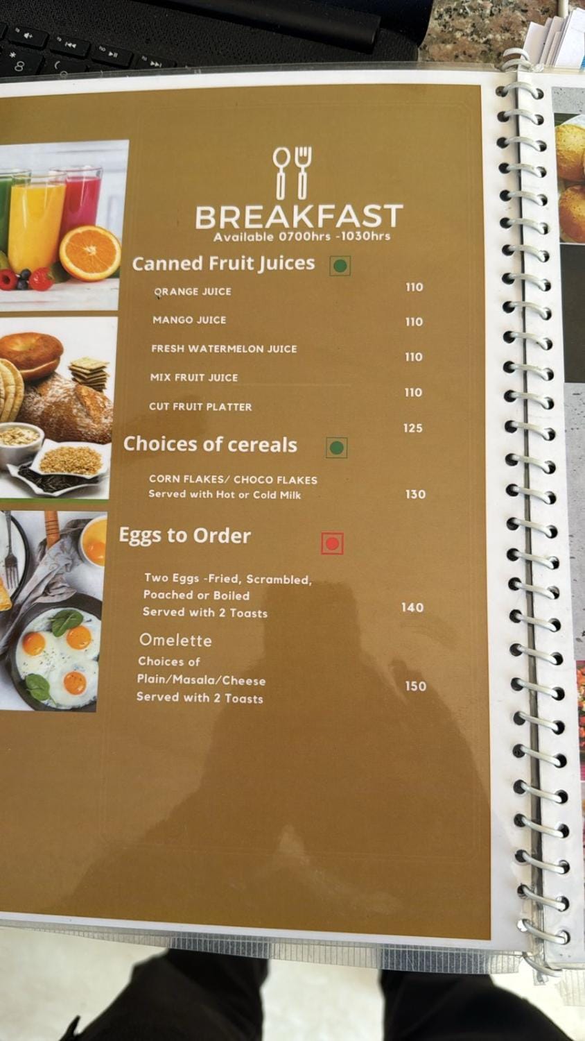 Restaurant/places to eat, Breakfast