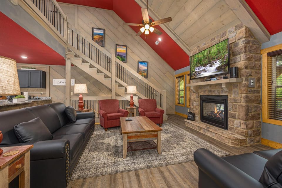 A Majestic Hilltop Chalet in Gatlinburg