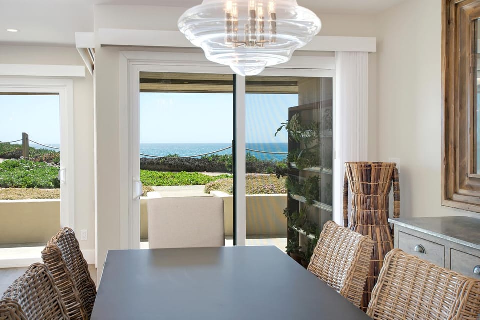 Stairs down to the beach, tennis court, gym, spa, and pool!- Ocean Front Gem House in Solana Beach