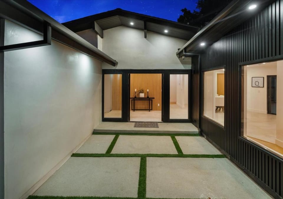 Property building, Patio, Night