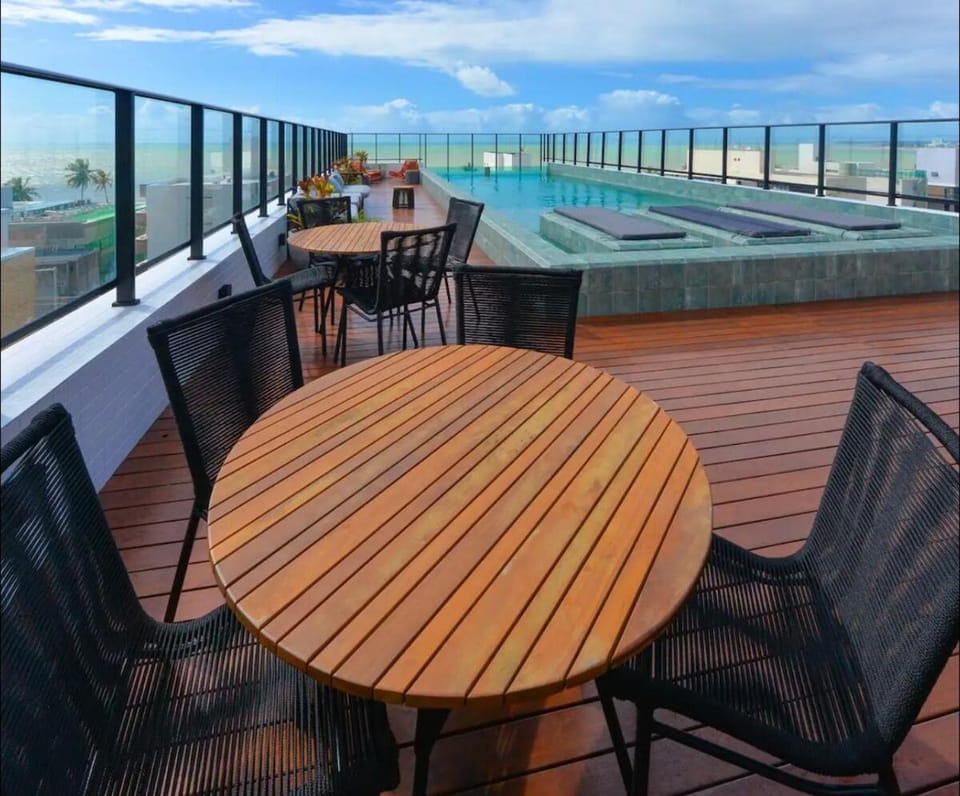Flat incrível, em beira mar! Get One Apartment in Cabedelo