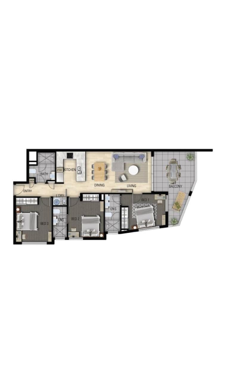 Sleeps 8 Near UQ 10 mins CBD Dual Living Apartment in Indooroopilly
