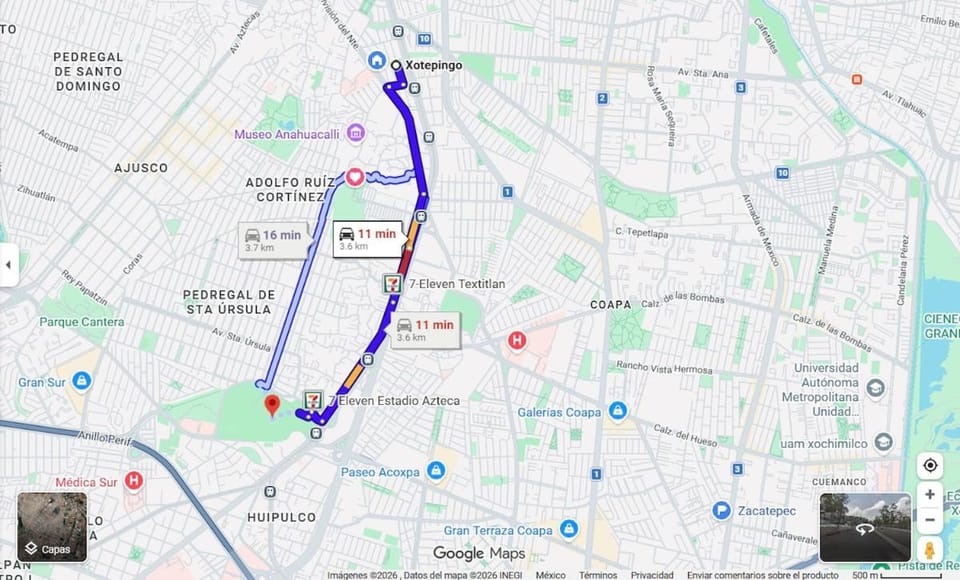 Walk to Estadio Azteca! World Cup Secure Loft 2p Apartment in Mexico City