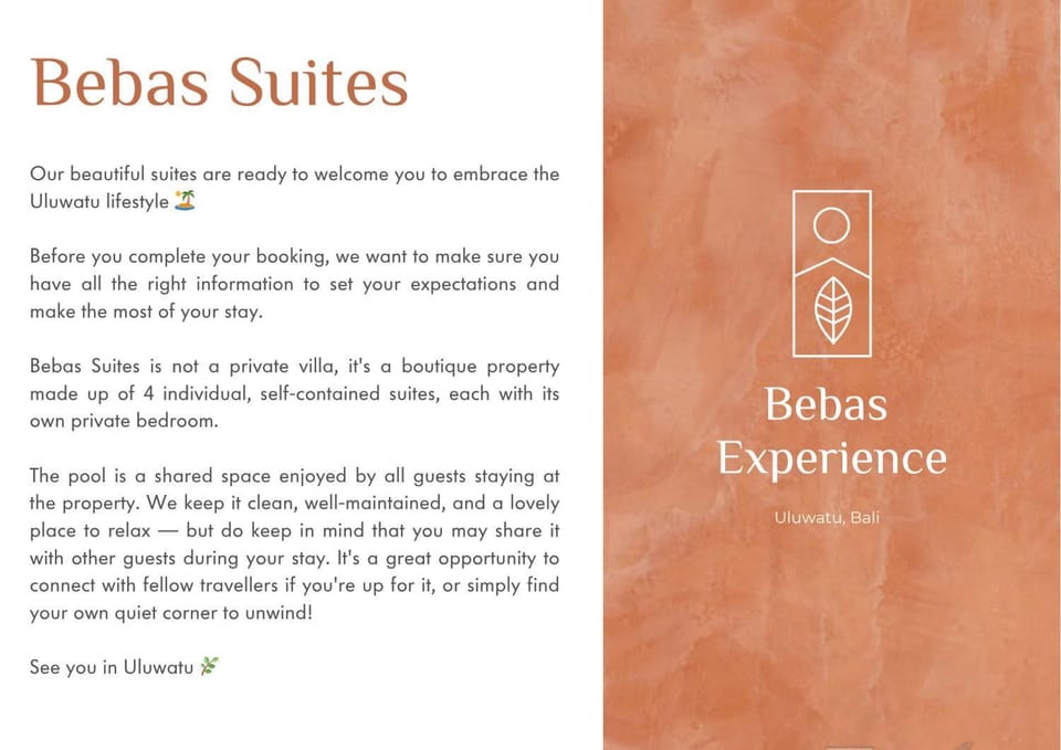 Bebas Suites - Uluwatu, Bali Hotel in Bali