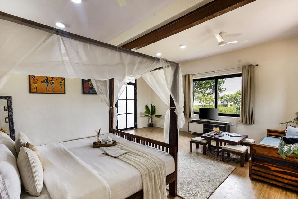 Fable Farm by Alaya Stays 4-BHK Villa with Private Pool, Gazebo & Garden Villa in Rajasthan