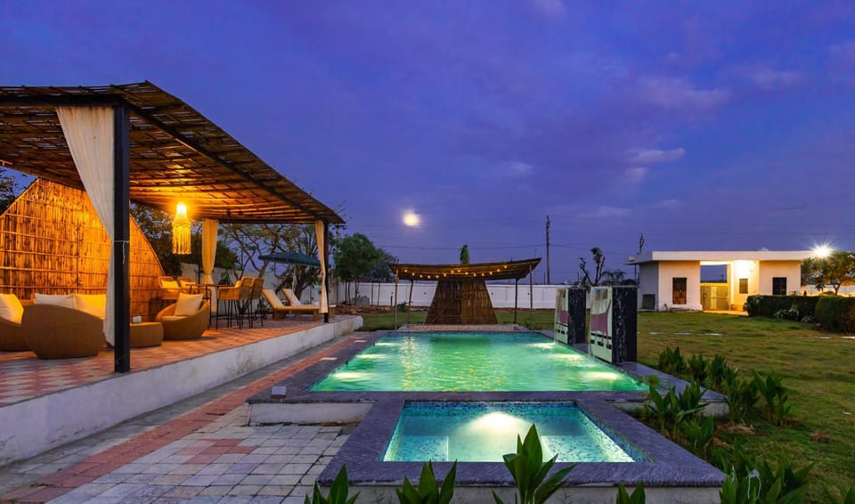 Fable Farm by Alaya Stays 4-BHK Villa with Private Pool, Gazebo & Garden Villa in Rajasthan