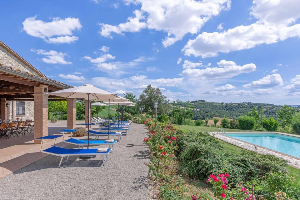 Patio, Natural landscape, Garden, Garden view, Swimming pool