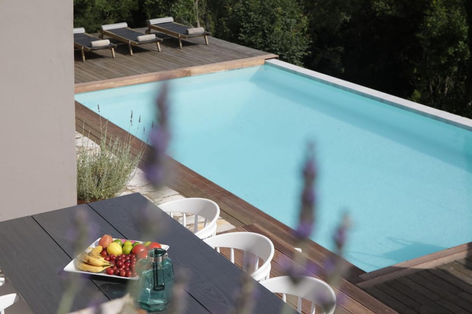 Patio, Day, Food, Pool view, Swimming pool, sunbed