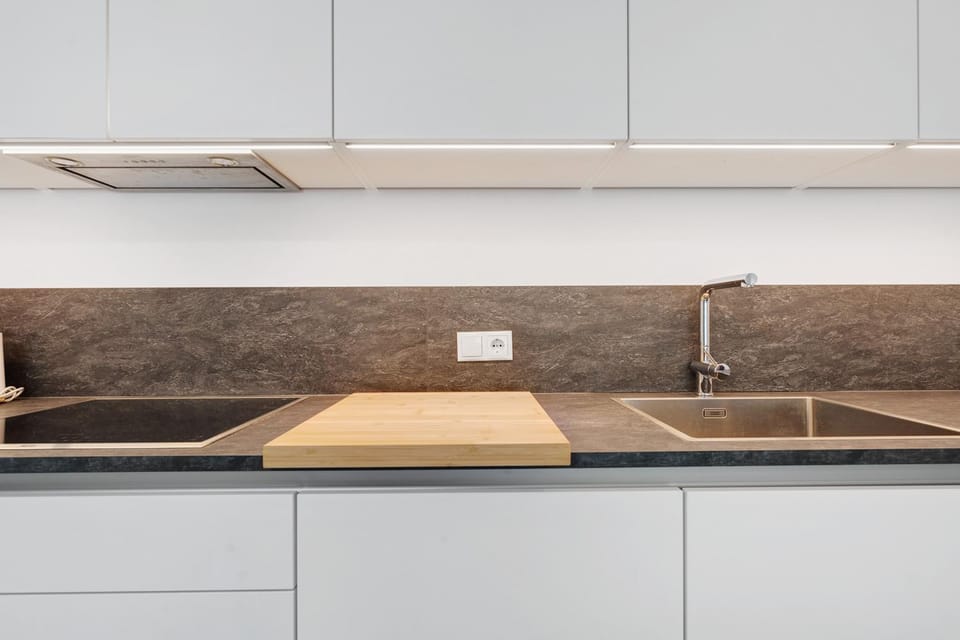 Kitchen or kitchenette, Living room