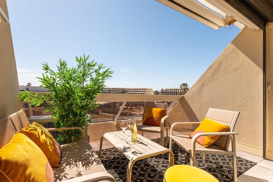 Amber sea Héliopolis Sea View Terrace Fiber Wi-Fi Recently Renovated House in Agde