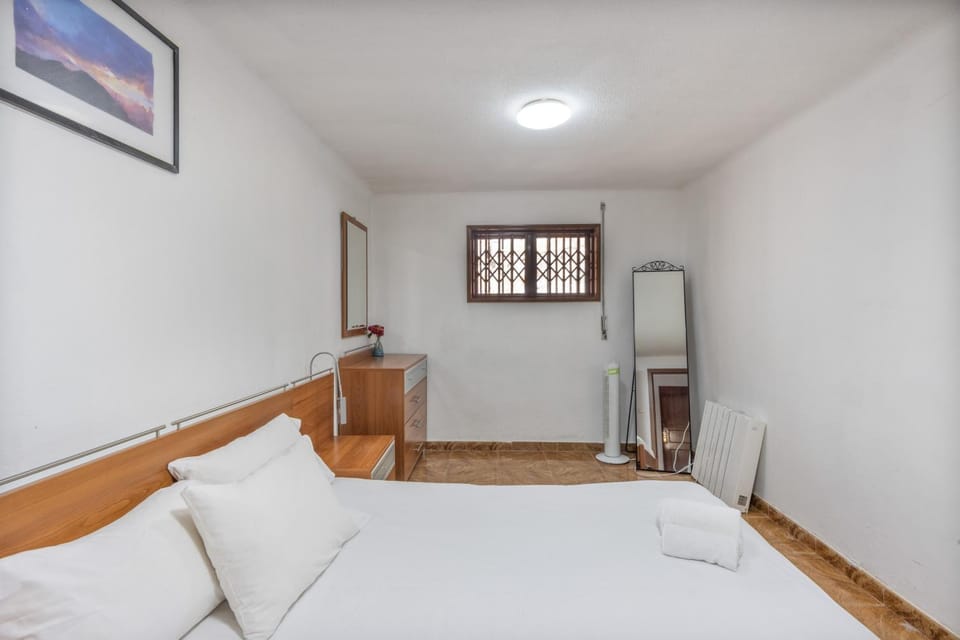 Property building, Living room, Bedroom