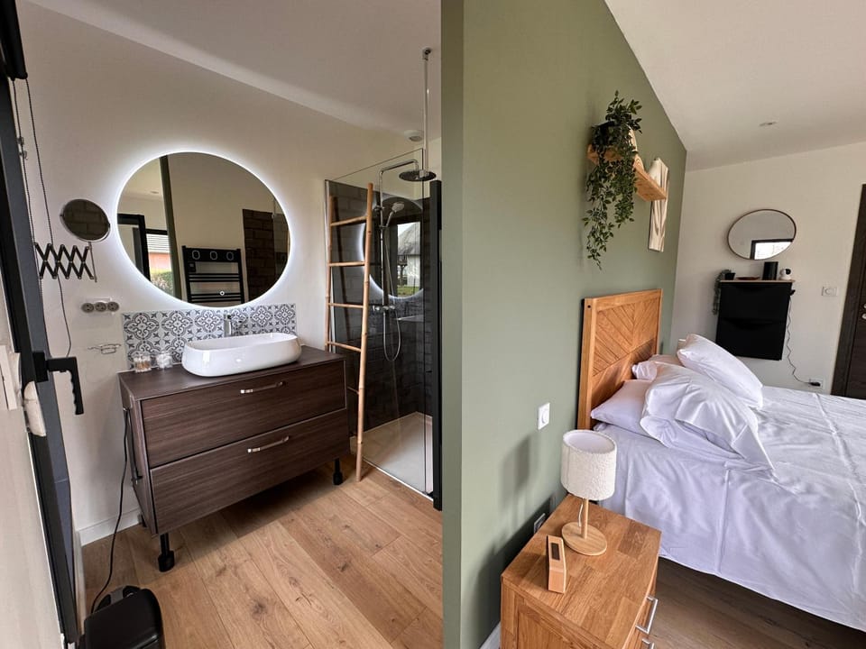 Night, Bathroom, Bedroom