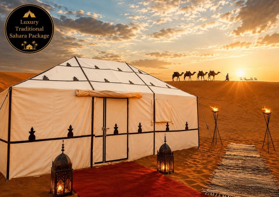 Luxury Traditional Sahara Package Luxury tent in Morocco