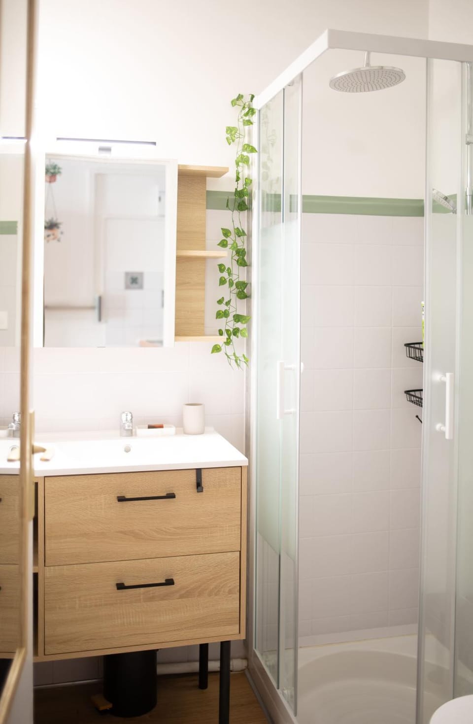 Shower, Bathroom, hair dryier
