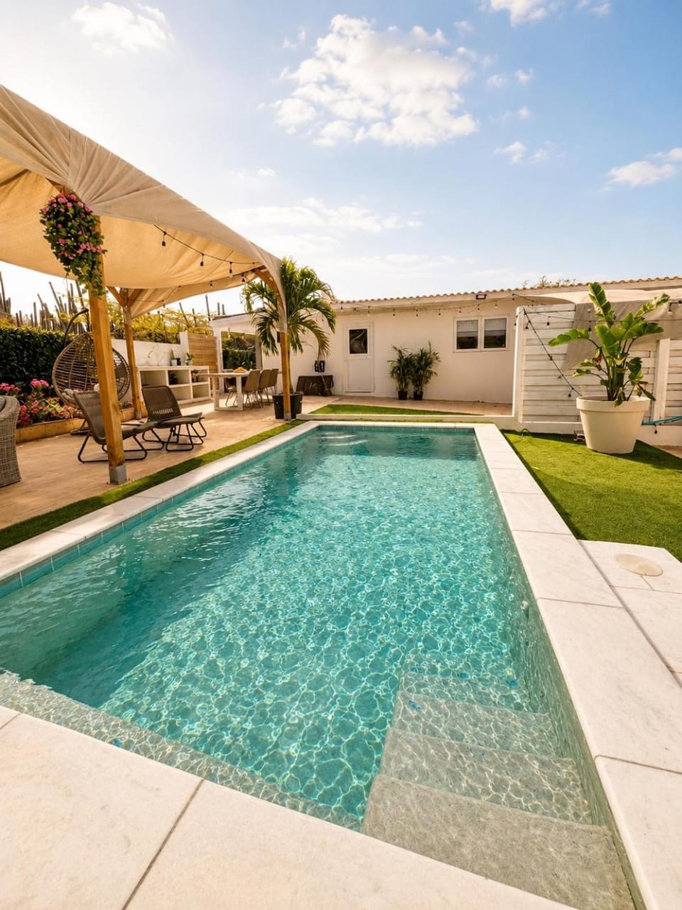5BR Villa Aruba with Pool Sleeps 10 Family Friends Villa in Santa Cruz