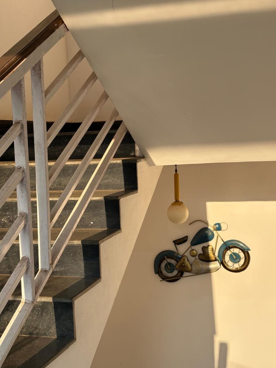 Riverside Balcony Studio Near Thalassa Siolim AC WiFi Apartment in Goa, India