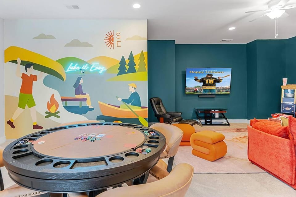 Sundrift Escape - Luxe Retreat with Hot Tub-Sauna-Arcade-Golf Cart-Game Room Villa in Kidder Township