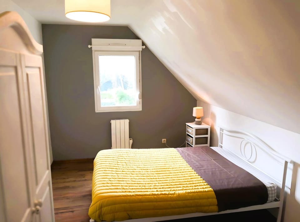 Property building, Living room, Bedroom