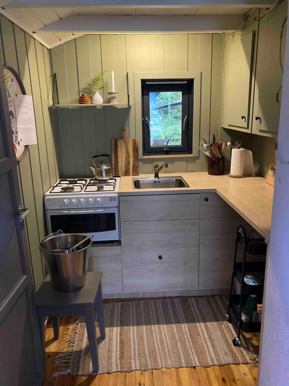 Koselig hytte med vedfyrt badstue House in Rogaland