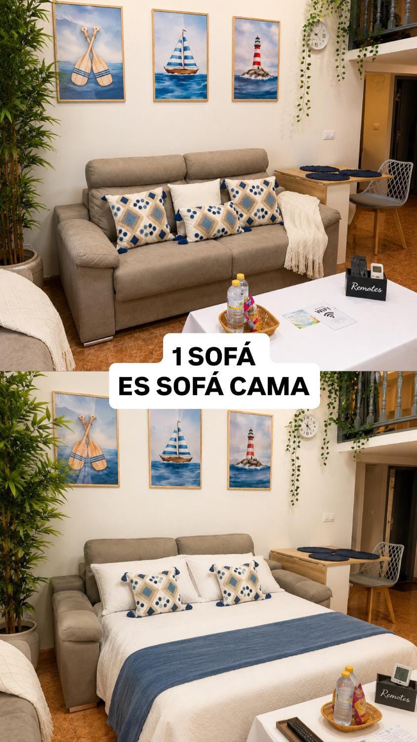 BRISA MARINA - A 50m de la playa - Centro Águilas - WiFi & AC House in Aguilas