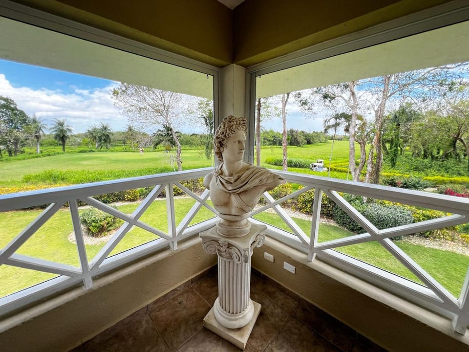Elegant Golf Retreat with Jacuzzi Terrace - 3BR Apartment in Guavaberry Golf and Country Club - Gated Resort Apartment in Juan Dolio