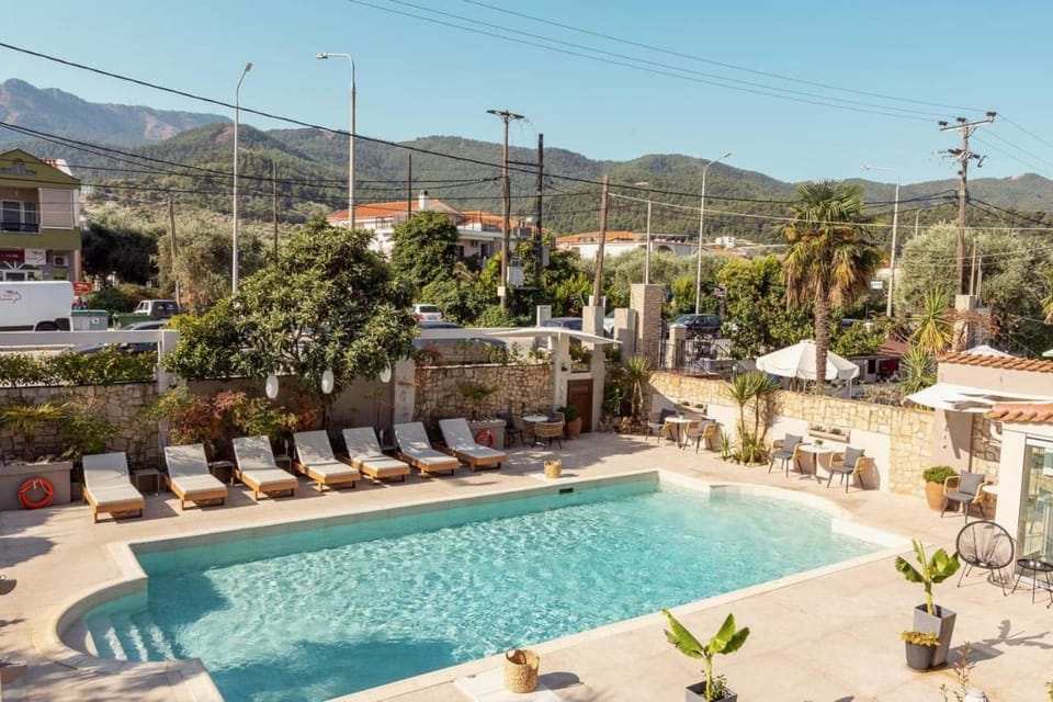 Property building, View (from property/room), Swimming pool